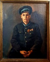 Portrait 1952 oil painting