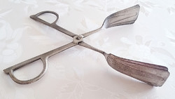 Old serving tool metal cake holder accessory vintage cake picker tweezers 1 pc