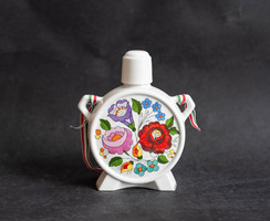 Kalocsai porcelain water bottle - decorative object