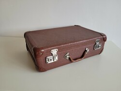 Régi vintage kis méretű bőrönd kisméretű koffer 46 x 32 cm táska