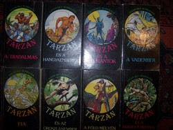 8 db Tarzan könyv egyben