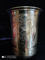 Antique silver (800) German baptismal cup (1870-80)