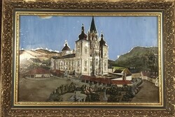 Mariazzelli basilica painted on glass!!! Place of pilgrimage!!!!