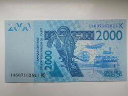 Nyugat Afrikai Államok / Szenegál/  2000 Francs 2003-12 UNC