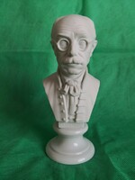 Statue of Paul Teleki, bust. Herend porcelain, very rare