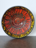 Industrial decorative ceramic bowl - 70s