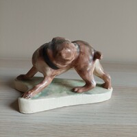 Rare collector's bereznay w. Vilma ceramic dog figure