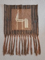 Németh Éva textilművész falvédő, falikárpit, szőttes, szőnyeg