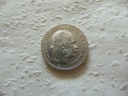 Ferenc József ezüst 1 forint 1888 K.B.  ﻿
