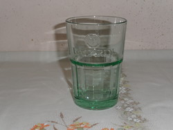 Zöld BACARDI üveg pohár