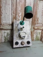 Elektromos szerkezet, talán lámpa tesztelő, műhely lámpa, 1920-30-as évek, most LEÁRAZVA!