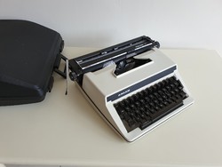Old retro adler typewriter bag typewriter mid century