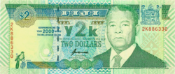 Fidzsi-szigetek 2 Dollár 2000 UNC