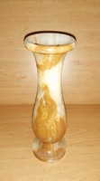 Márvány váza 24,5 cm 1,3 kg (z)