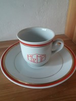 Rare MSZMP and Zsolnay coffee cup + base