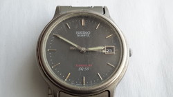 Seiko titanium 5 bar quartz, men's watch