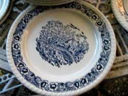 English spectacular blue small plate