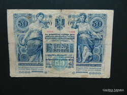 50 korona 1902 RR Ritka bankjegy !