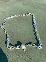 Silver barakka necklace