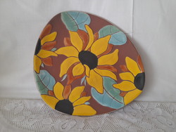 Beautiful large German ceramic wall plate