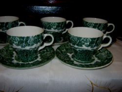5 enoch woods tea cups and plates