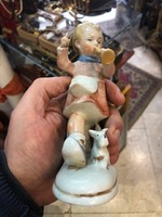 Old German porcelain, 12 cm high, flawless piece.