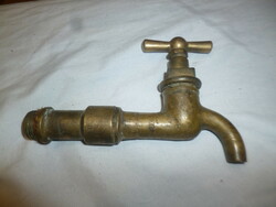 Antique copper wall-mounted sink faucet