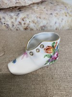 Herend flower pattern porcelain shoes a25