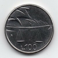 San Marino 100 Lira, 1990