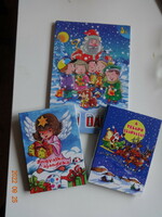 Three beautiful winter fairy tale books together: winter songs + Santa's deer + Angel's gift