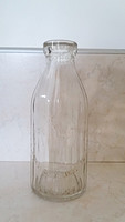 Old Milk Bottle Ribbed Wall Goly Minta Milk Bottle
