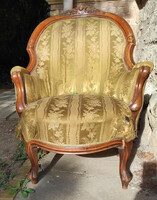 Beautiful neo-baroque lady's armchair (to be renovated)