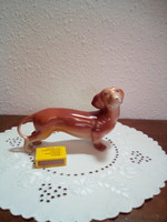 Porcelain dachshund dog