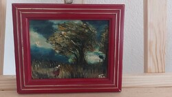 Nice small painting with 16x20 cm frame