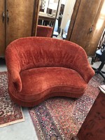 Kidney-shaped sofa