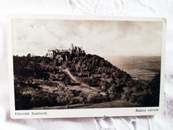 Somló látkép a Somlóhegyről, a Bakacs várrommal 1934.     113.