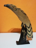 Horned bird. 33 Cm.