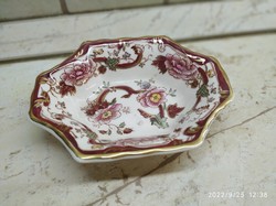 Porcelain offering for sale! Beautiful gold-decorated, marked, floral bowl