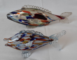 Colorful Murano glass fish