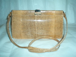 Vintage lizard shoulder bag, handbag