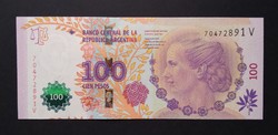 Argentína 100 Pesos 2014 Unc