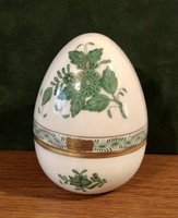 Standing egg bonbonier with Apponyi pattern from Herend