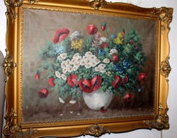 Antique signed painting 347