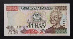 Tanzánia 1000 Shilingi 2000 Unc