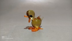Miniatűr üveg kiskacsa mini üveg figura