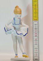 Hollóházi balerina porcelán figura (2367)