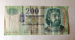 200 Forint papir penz
