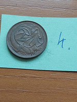 AUSZTRÁLIA 2 CENT 1966 Galléros gyík  4.