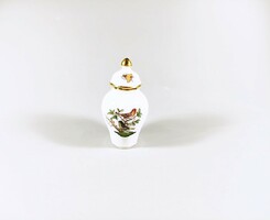 Herend, Rothschild Hand Painted Miniature Porcelain Urn Vase (b107)