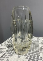 Sklo Union, Rudolf Schrötter által tervezett “Lens vase” cseh üveg váza